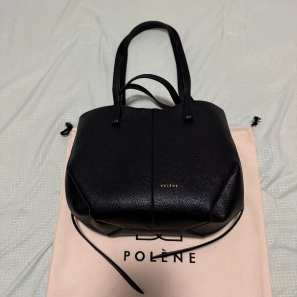 polene Cyme Mini Edition Textured Black - Picture 1 of 8